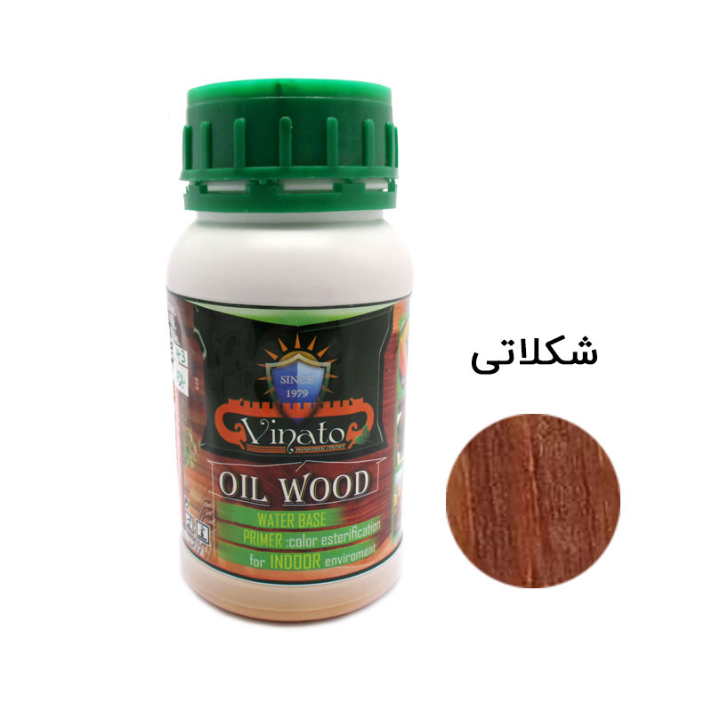 تصویر رنگ چوب شکلاتی روشن ویناتو حجم 250 - 300 میلی‌لیتر کد 393