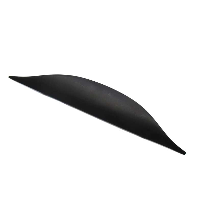 دستگیره کابینت دو پیچ مشکی طرح موج طول 17 سانتی‌متر