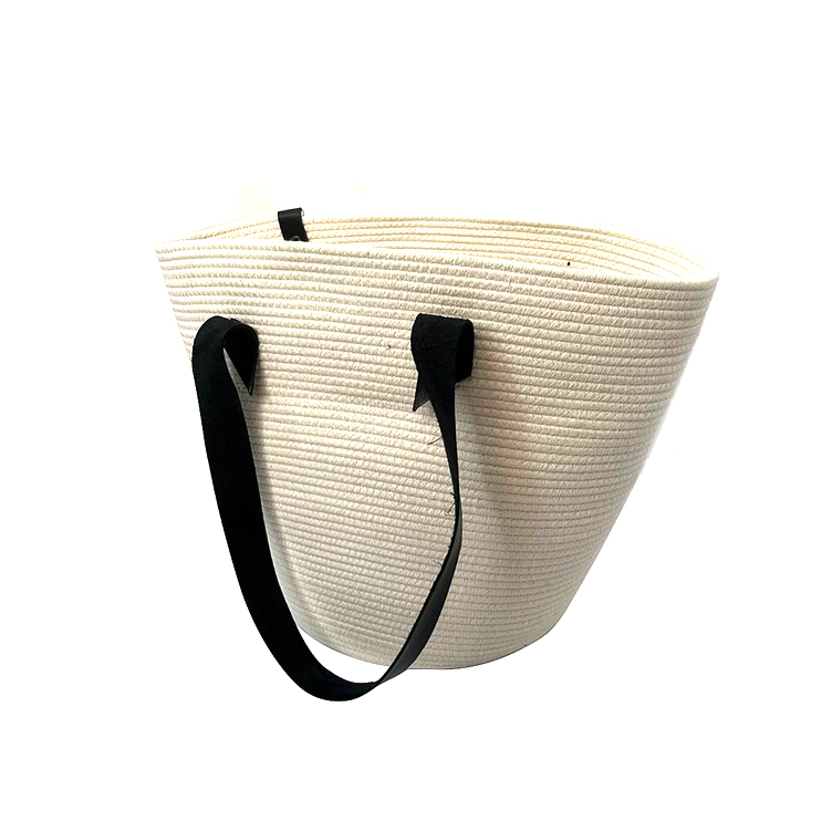 تصویر کیف قیطون دسته چرم ارتفاع 27 سانتی‌متر