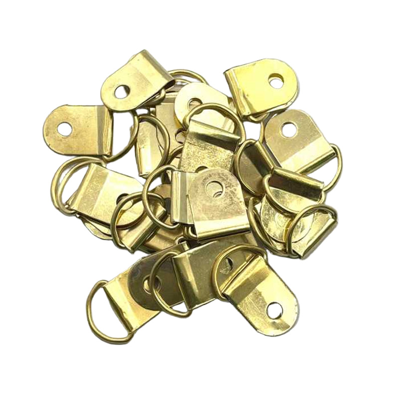 بست تابلو حلقه دار طلایی طول 3 سانتی‌متر بسته 25 عددی (2±)