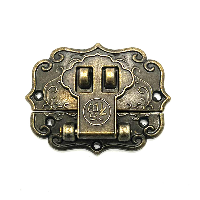 چفت آنتیک زیتونی دو تکه سایز 5.5 سانتی‌متر