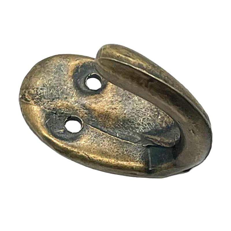 قلاب جا کلیدی بیضی دو پیچ ایرانی طول 3.5 سانتی‌متر