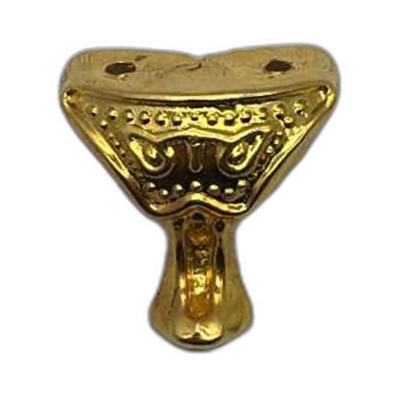 پایه آنتیک طرح دو چشم طلایی ارتفاع 3 سانتی‌متر