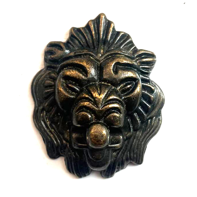 گل میخ طرح شیر پیچی زیتونی طول 5 سانتی‌متر