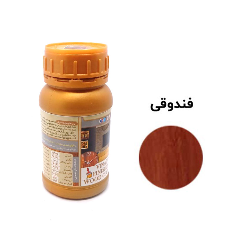 رنگ چوب فینیشینگ فندوقی مخصوص دکوراسیون