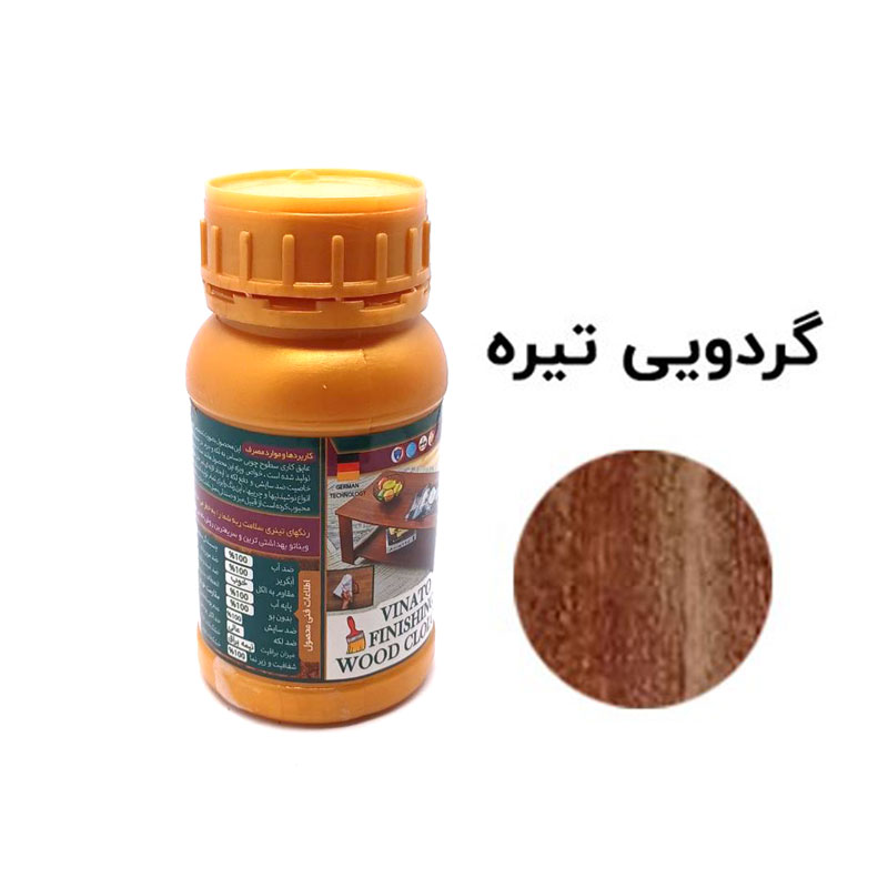 رنگ چوب فینیشینگ گردویی تیره مخصوص مبلمان ویناتو 