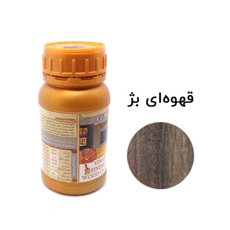 رنگ چوب فینیشینگ قهوه ای بژ مخصوص دکوراسیون ویناتو