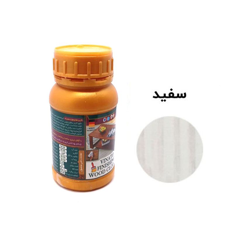 رنگ چوب فینیشینگ سفید مخصوص مبلمان ویناتو