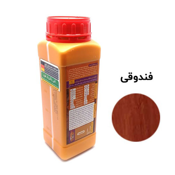 رنگ چوب فینیشینگ فندقی مخصوص مبلمان شهری ویناتو حجم 1 لیتر کد 388