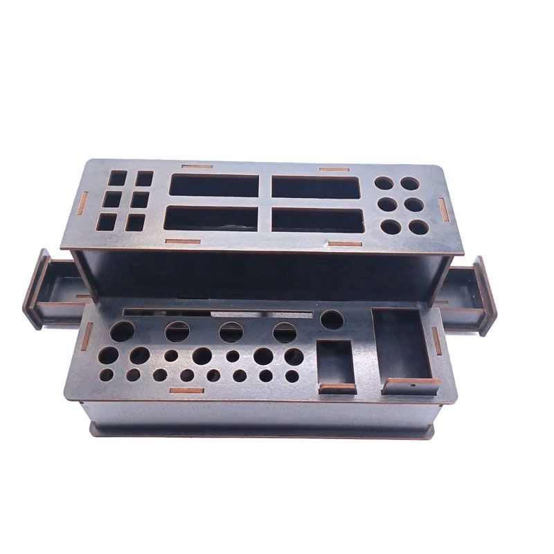 تصویر استند لوازم تعمیرات موبایل کشودار 23 در 14 سانتی‌متر