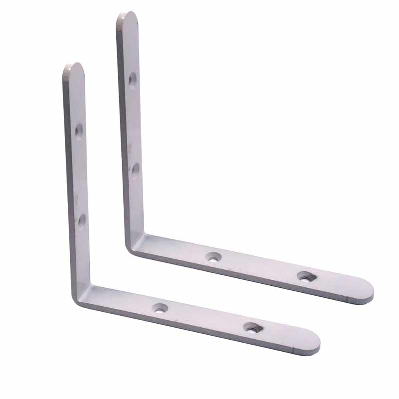 گونیا طبقه تسمه ای سفید 15 در 15 سانتی‌متر بسته 2 عددی