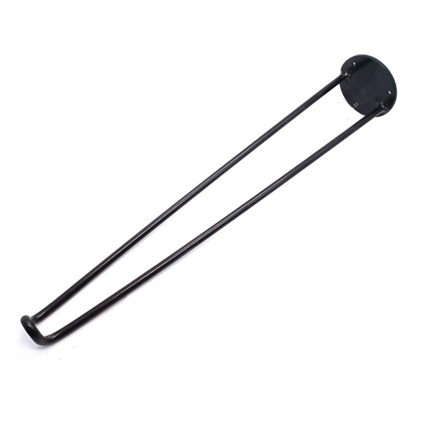 پایه فلزی سنجاقی مشکی نیمه مات 70 سانتی‌متر