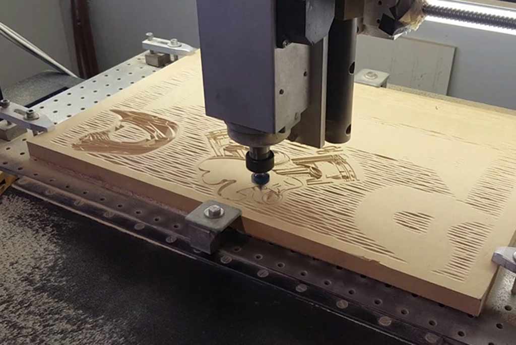 سی ان سی چوب