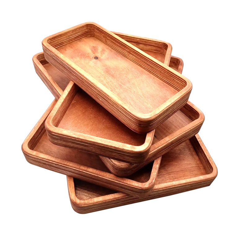 ست پذیرایی مستطیل 5 تکه چوبی