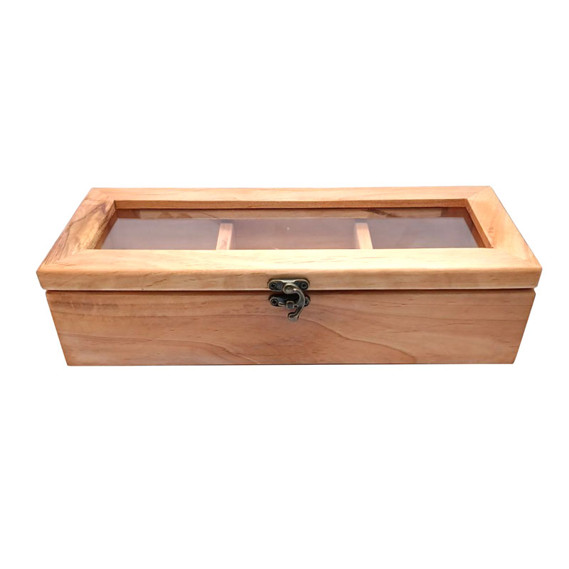 تی بگ باکس چوب راش 3 خانه 32 در 12 سانتی‌متر