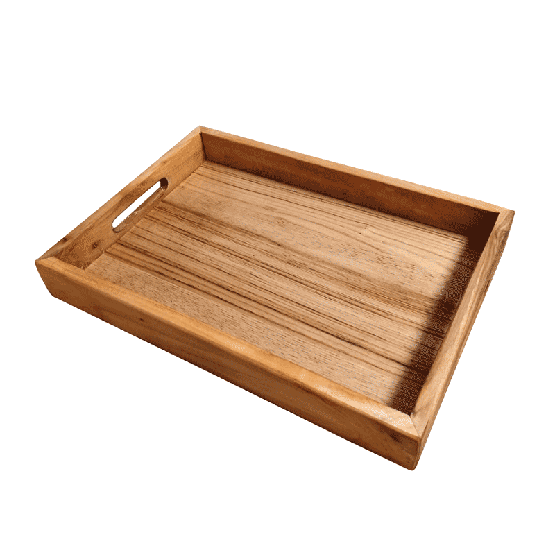 سینی چوبی دسته دار 33 در 23 سانتی‌متر