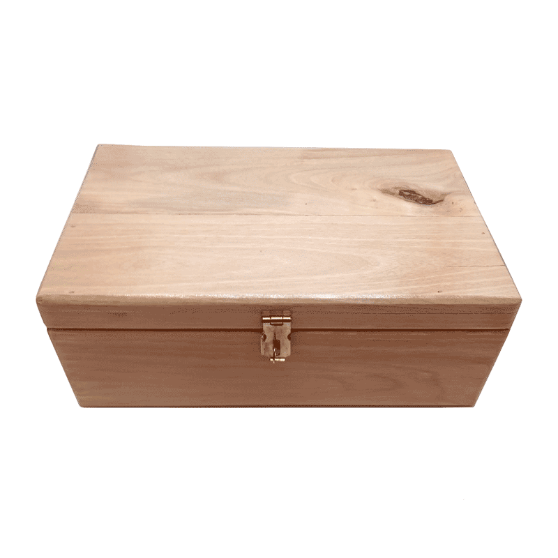 صندوقچه چوب راش 26 در 16 سانتی‌متر