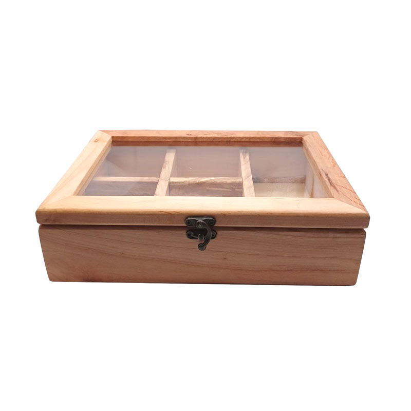 تی بگ باکس چوب راش 5 خانه 30 در 20 سانتی‌متر