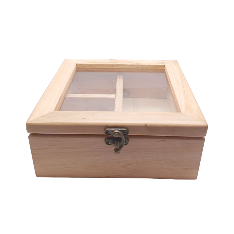 تی بگ باکس چوب راش 3 خانه 20 در 20 سانتی‌متر