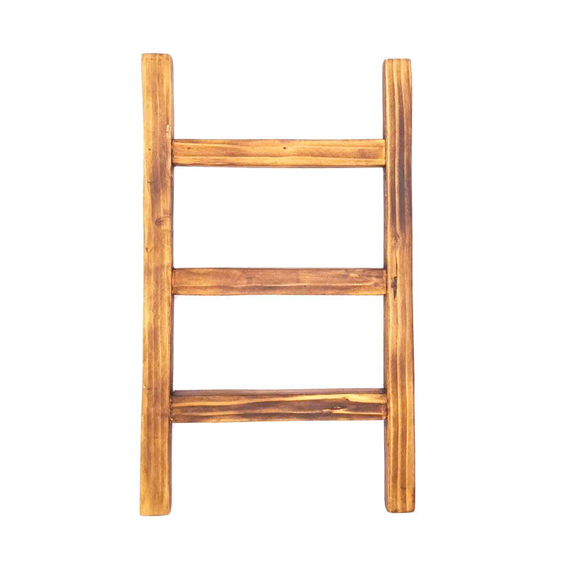 نردبان چوبی دکوراتیو ارتفاع 32 سانتی‌متر