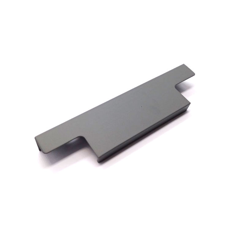 دستگیره فلزی طوسی مدل L5 طول 15 سانتی‌متر 