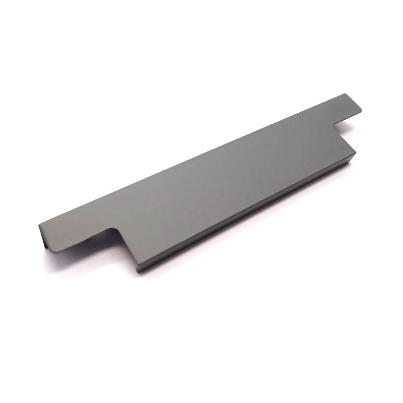 دستگیره فلزی طوسی مدل L5 طول 20 سانتی‌متر