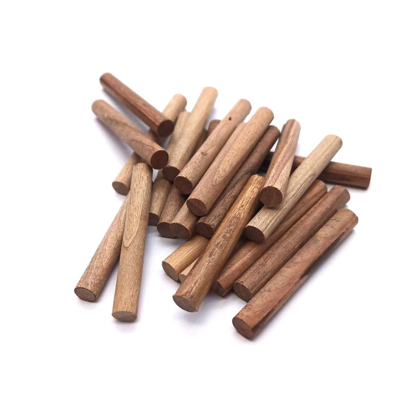 پین چوبی بدون شیار گردو قطر 6 میلی‌متر طول 4.6 سانتی‌متر