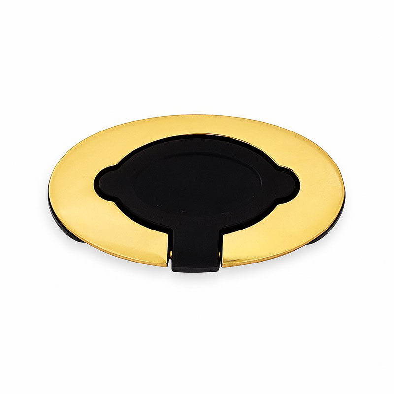 دستگیره دو تکه طلایی مشکی مدل G340 طول 7.5 سانتی‌متر