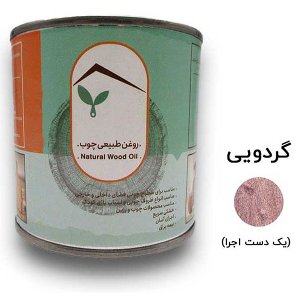 روغن طبیعی چوب گردویی نوبن کد MS1093 حجم 1 لیتر