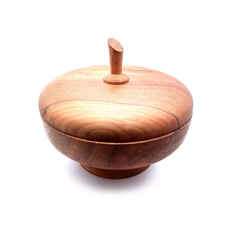 شکلات‌ خوری پایه‌دار چوب چنار قطر 20 سانتی‌متر