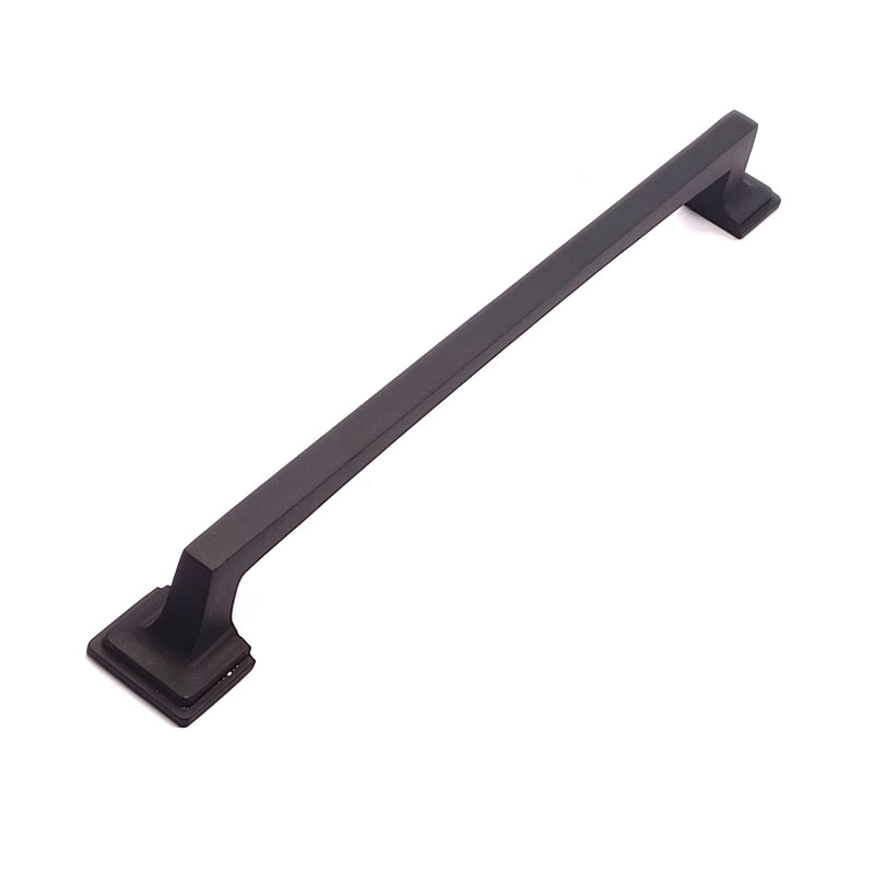 دستگیره کابینت آلومینیومی مدل G430 مشکی طول 25.5 سانتی‌متر